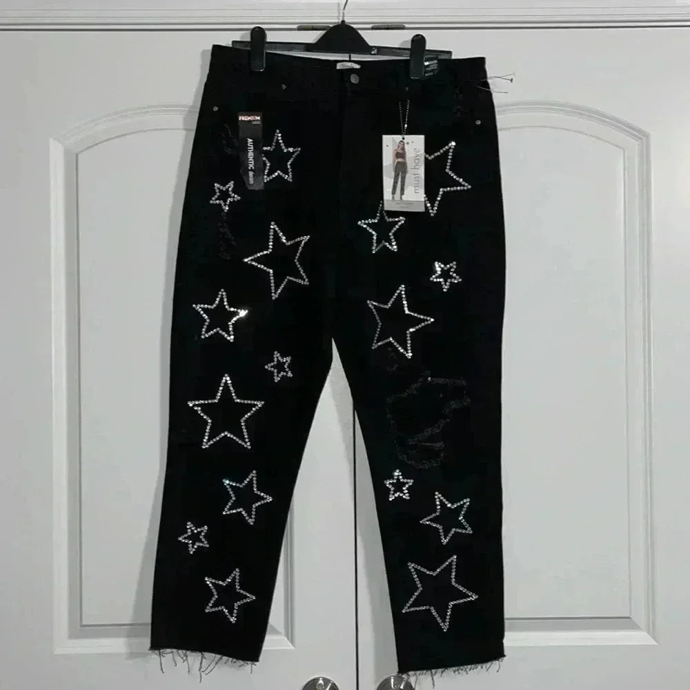 Simple Society Straight Super High-Rise Jeans​​